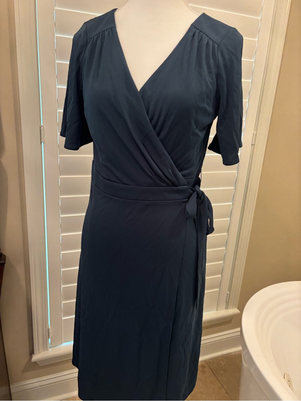 Loft Wrap Dress with Side Tie